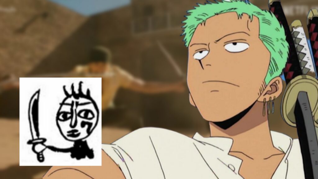 Zoro e Mr. 7 di One Piece