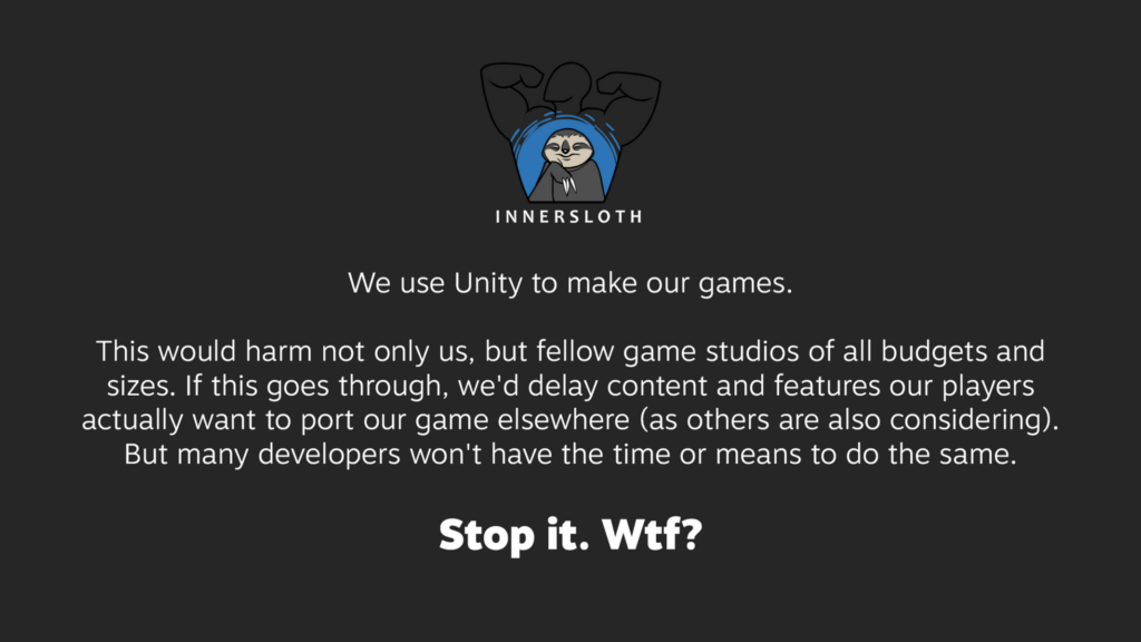 Unity tassa installazioni Innersloth