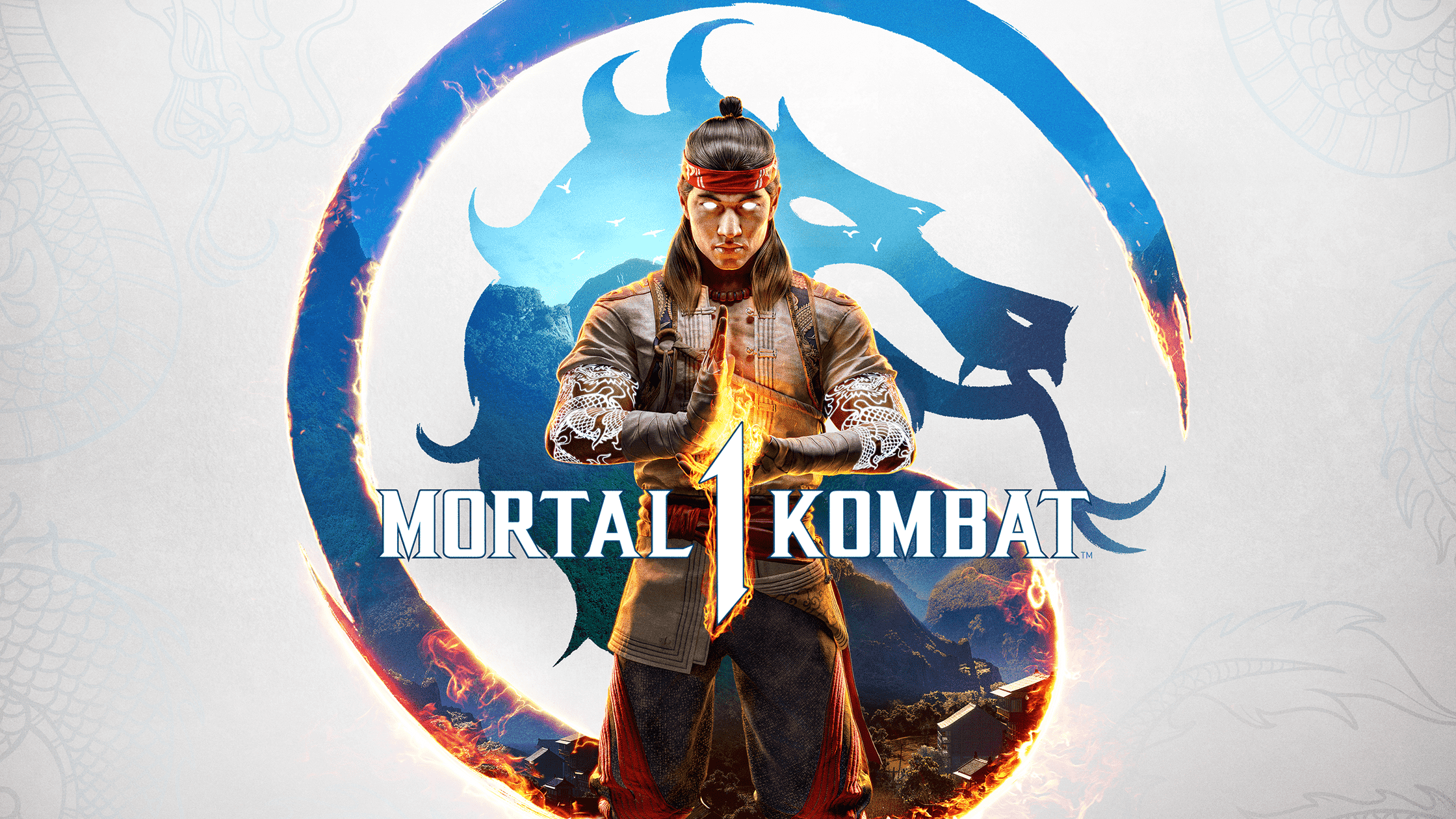Mortal Kombat 1 logo Liu Kang