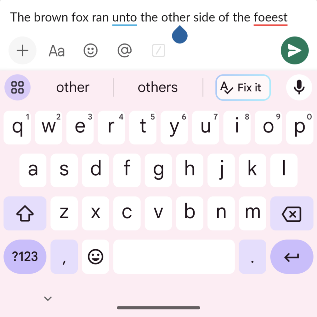 Google Gboard pre fix it