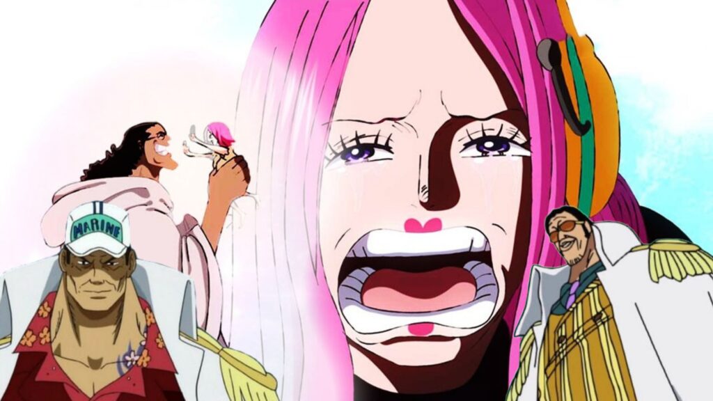 Akainu, Jewelry Bonney e Kizaru di One Piece