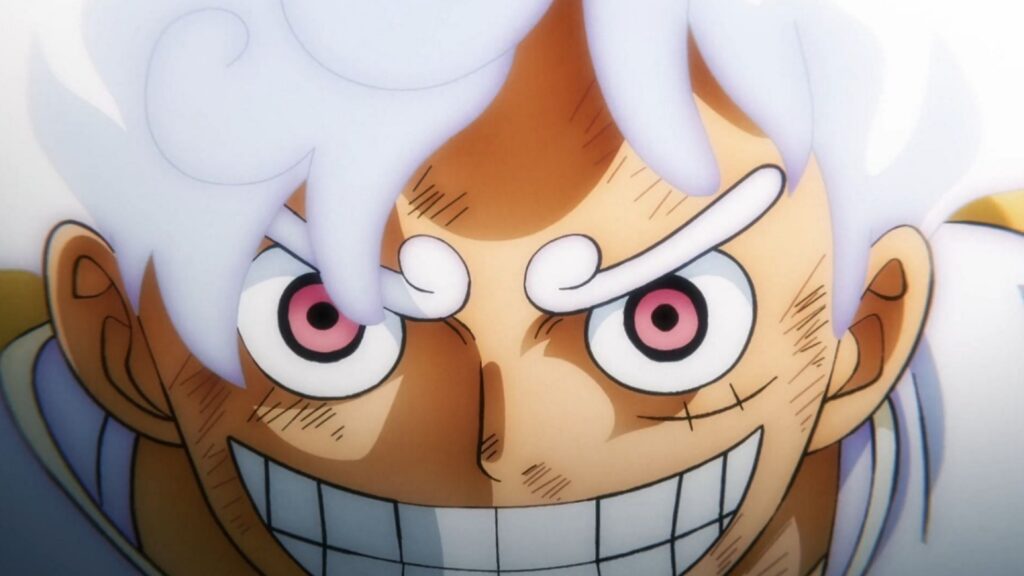 Gear 5 di Luffy di One Piece 