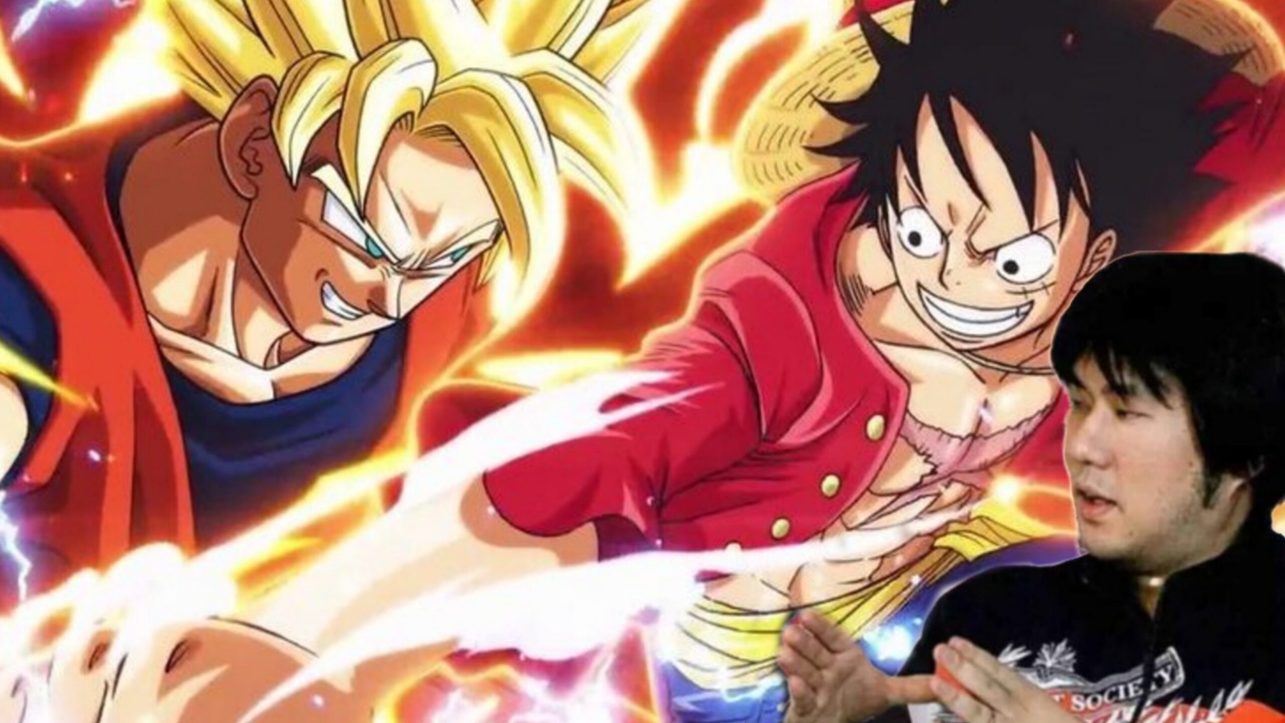 Goky di Dragon Ball, Luffy di One Piece con Eiichiro Oda