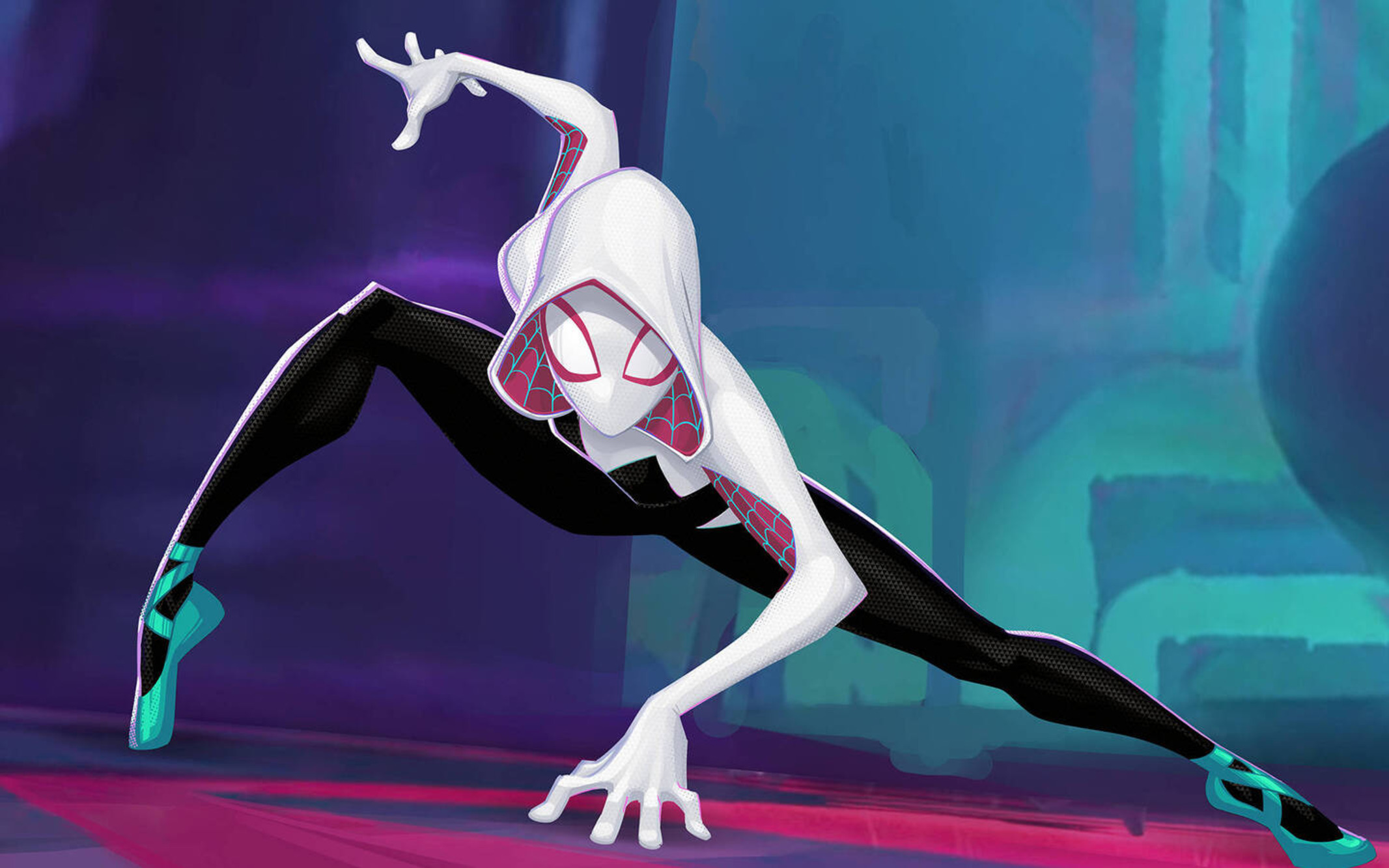 gwen stacy in spiderman into the spider verse ju 1440x900 1