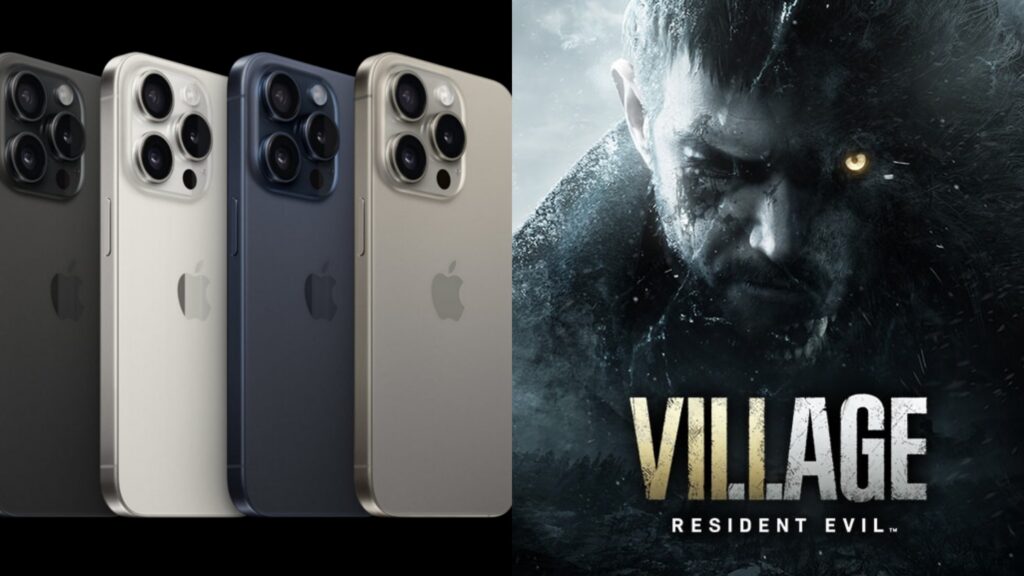 Apple iPhone 15 Pro e Resident Evil Village