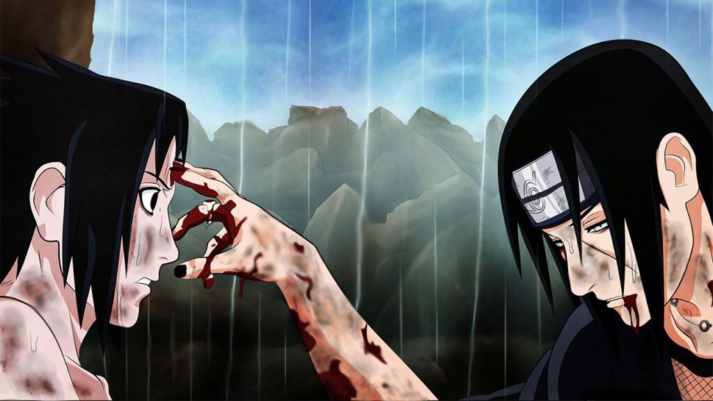 itachi colpo sasuke