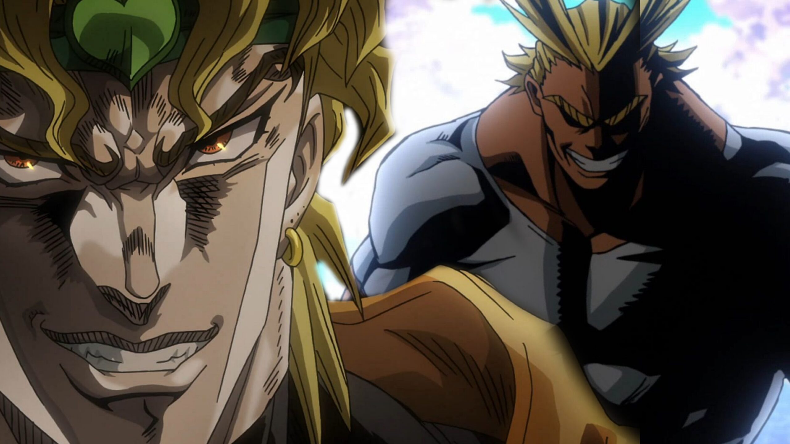 Dio Brando di Jojo e All Might di My Hero Academia