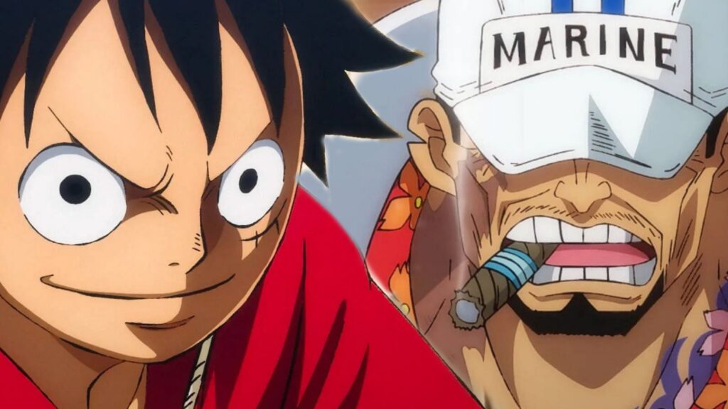 Luffy e Akainu