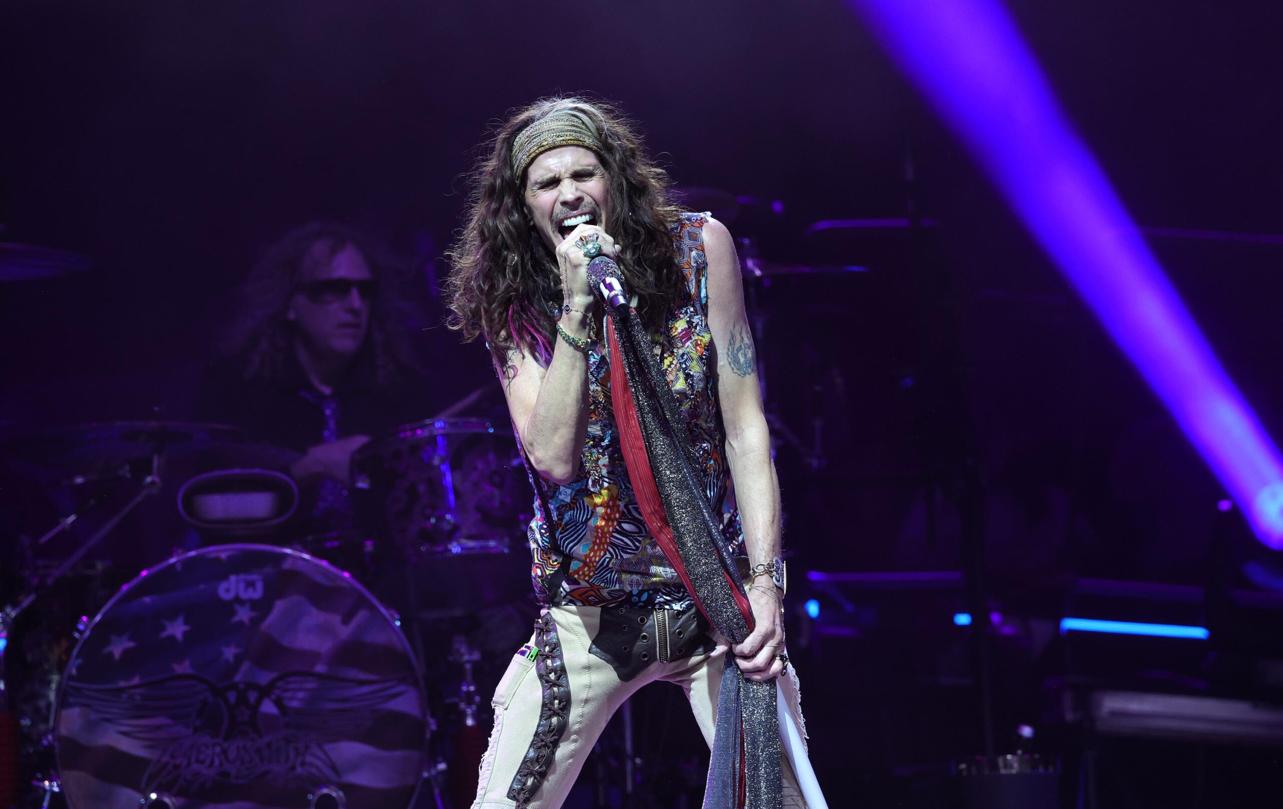 Steven Tyler, frontman degli Aerosmith.