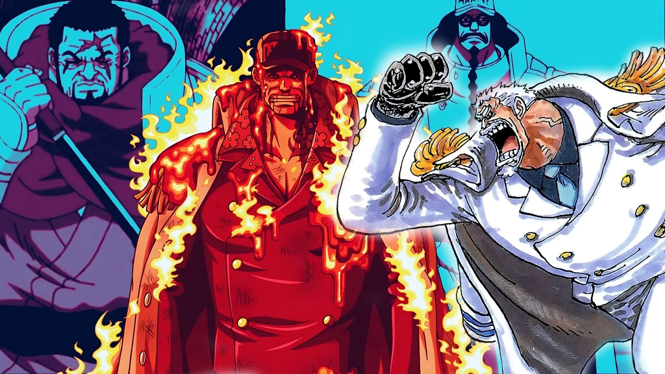 One Piece: i 5 Marine più potenti della Grand Line secondo la redazione