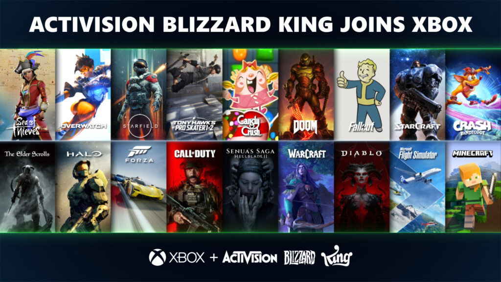 Activision Blizzard King Xbox Microsoft 