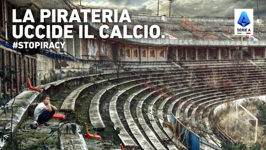 Spot "La pirateria uccide il calcio" della Lega Serie A