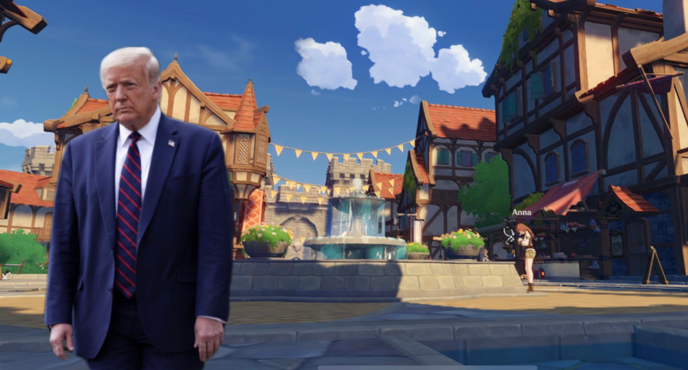 Donald Trump a Mondstadt
