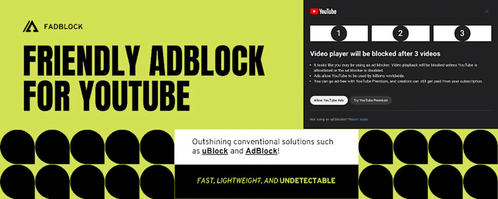 friendly adblock for youtube