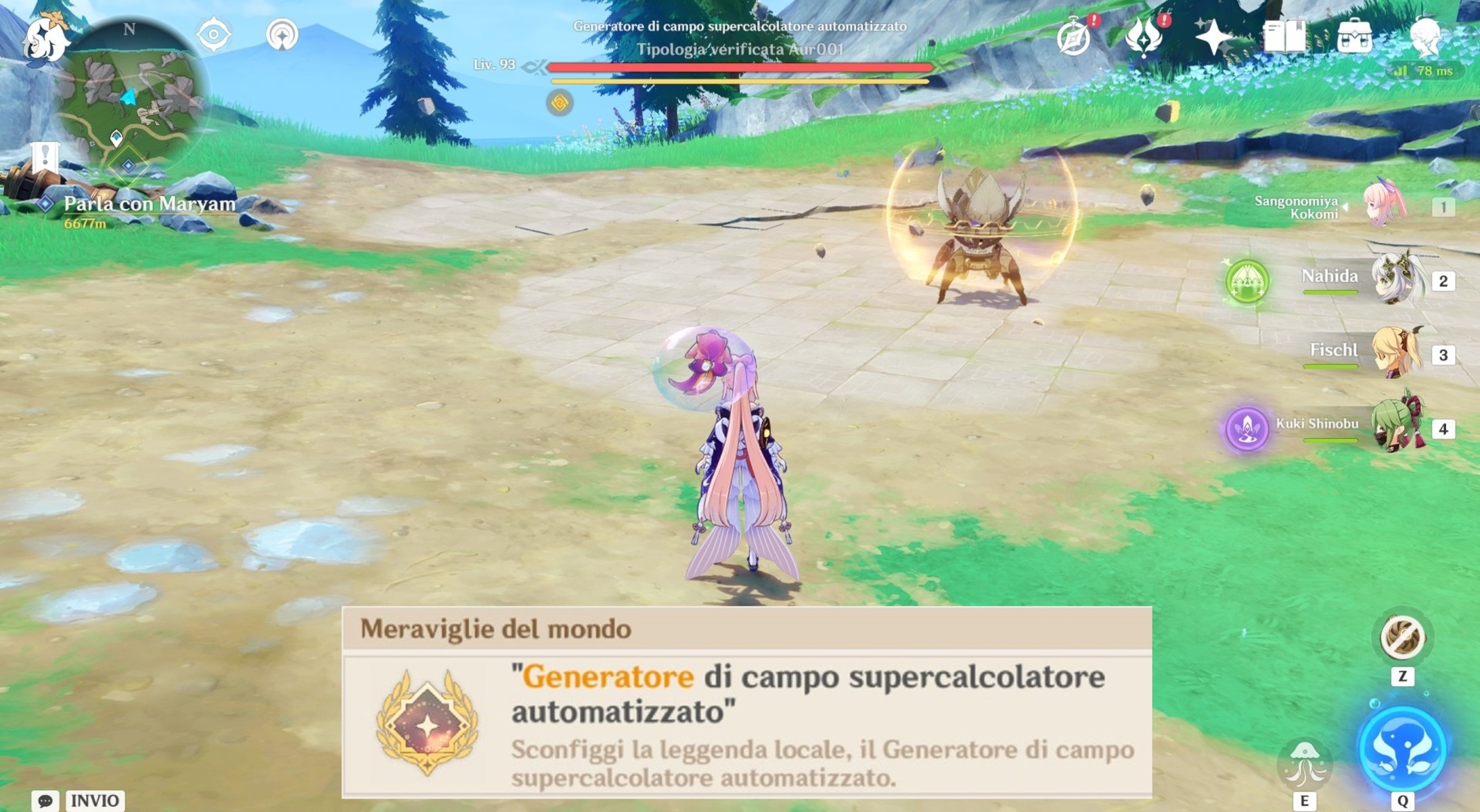 Genshin Impact generatore di campo mini boss cover