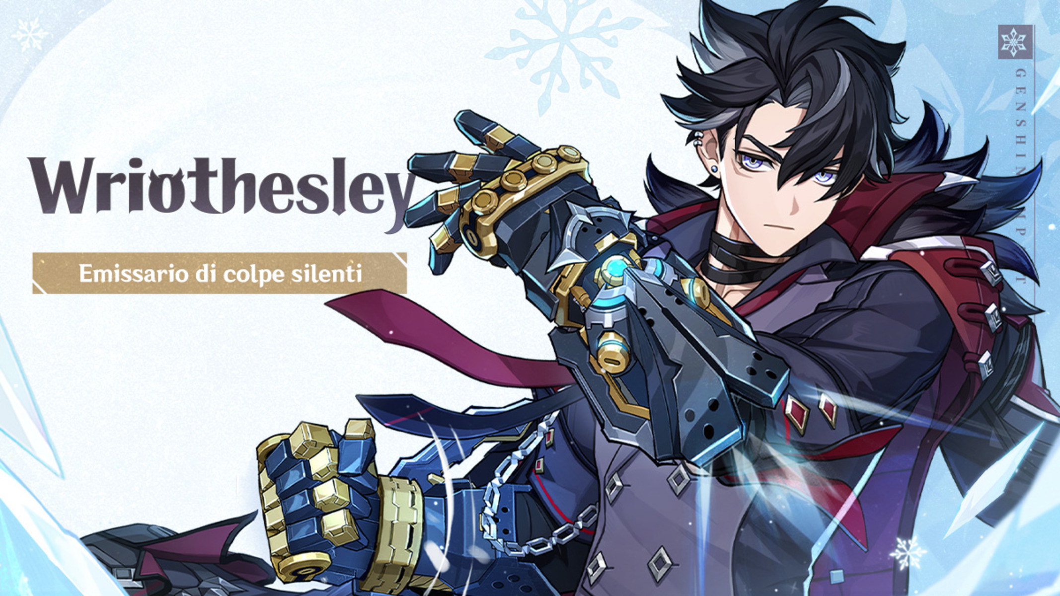 Genshin Impact Wriothesley copertina