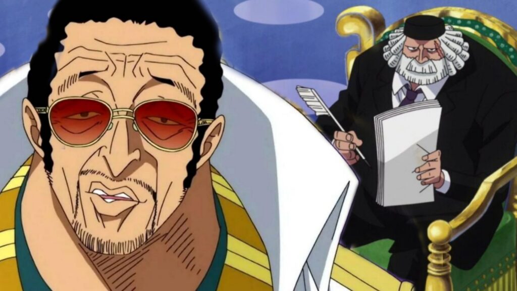 Kizaru e Saturn di One Piece