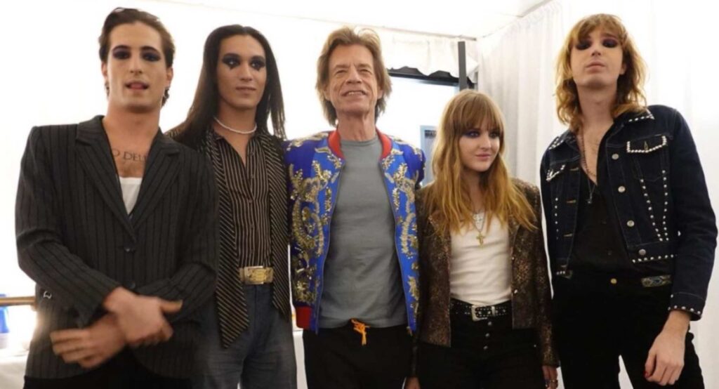 Maneskin, Mick Jagger