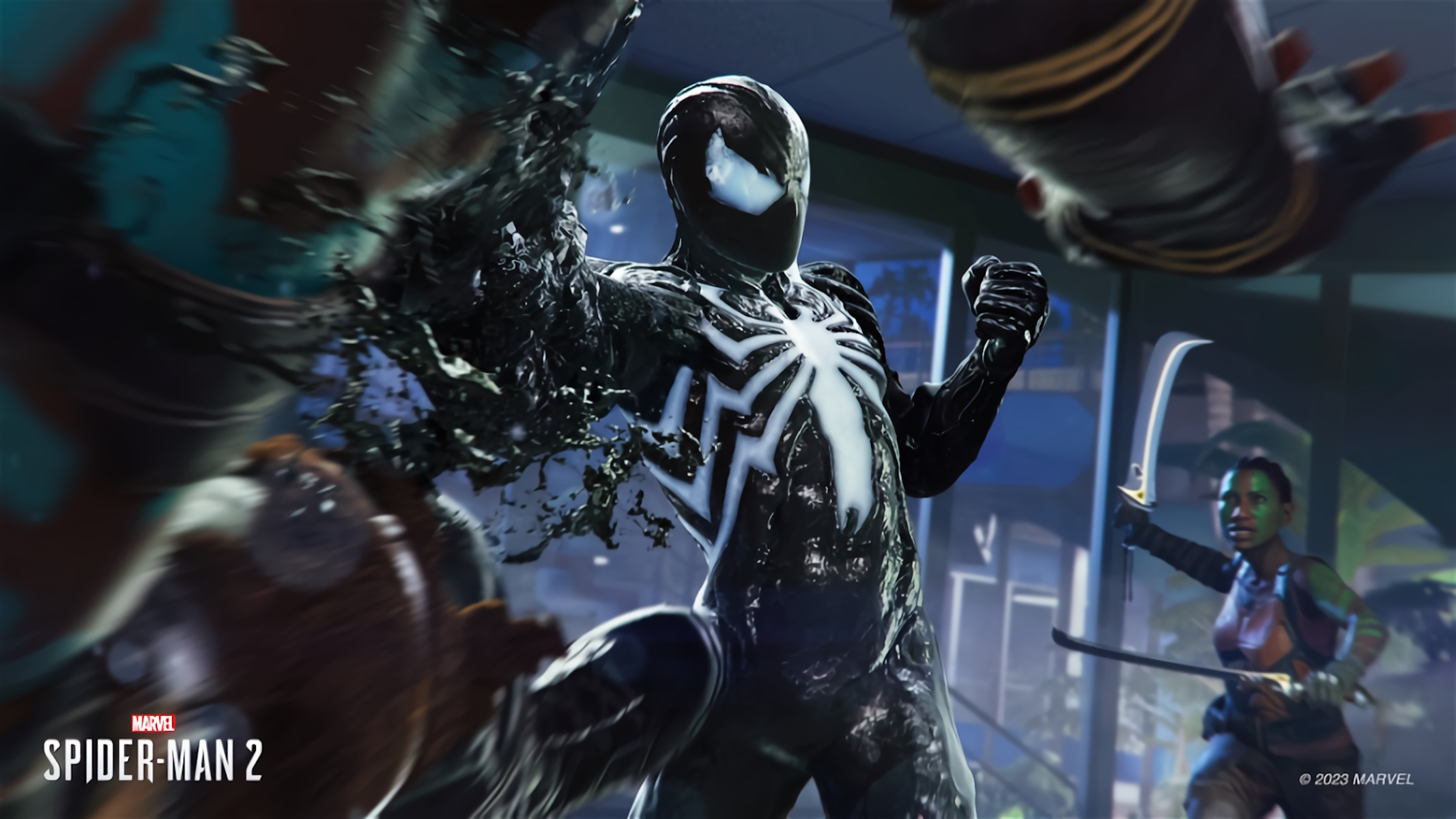 Marvel's Spider-Man 2 Peter nella tuta nera