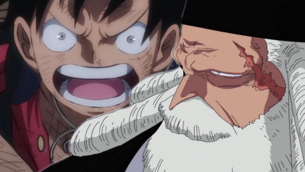 Luffy e Saturn di One Piece