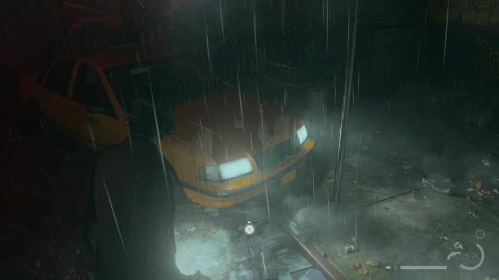 alan-wake-davanti-alle-luci-di-un-taxi-giallo