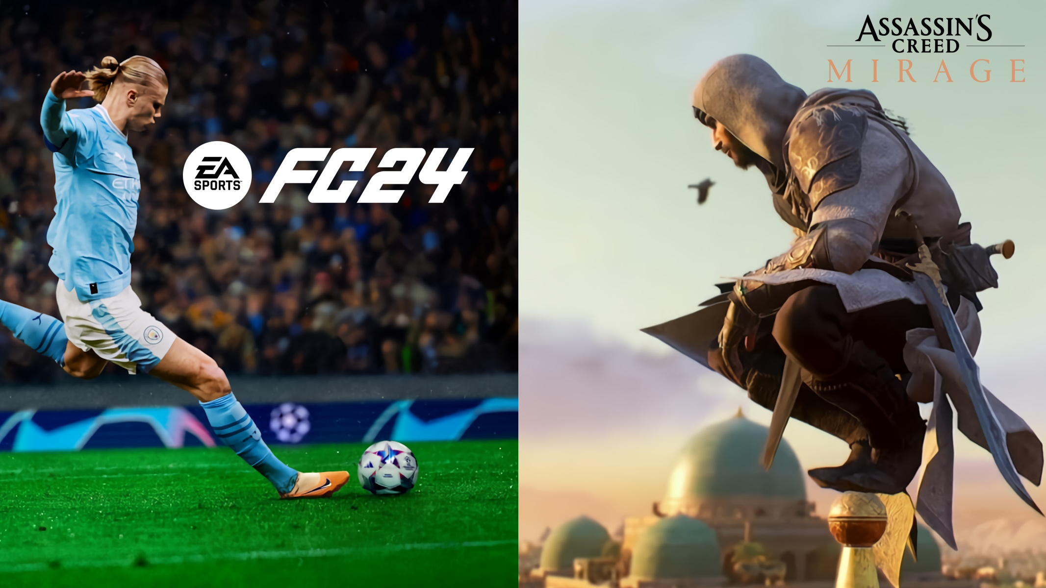 EA Sports FC 24 e Assassin's Creed Mirage sul podio dei giochi più venduti in europa a ottobre 2023