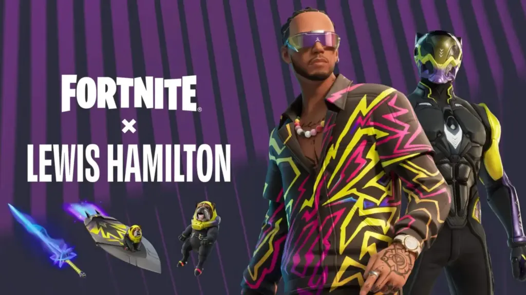 Lewis Hamilton Skin su Fortnite Icon Series