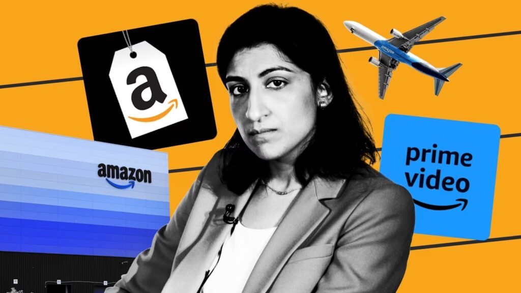 Lina Khan, presidente della FTC contro Amazon
