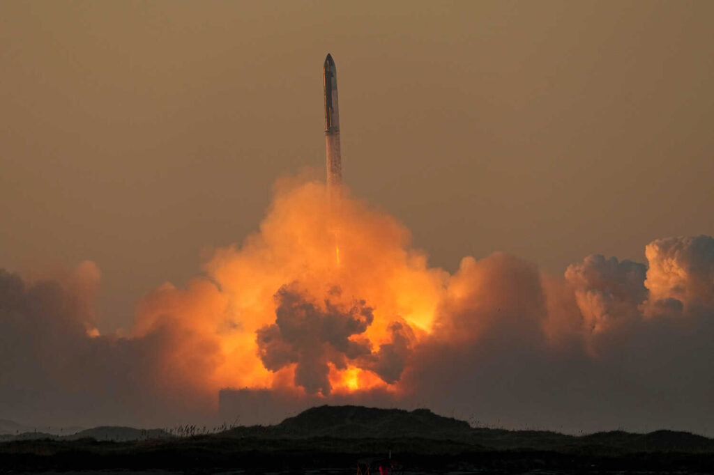 SpaceX, decollo Starship