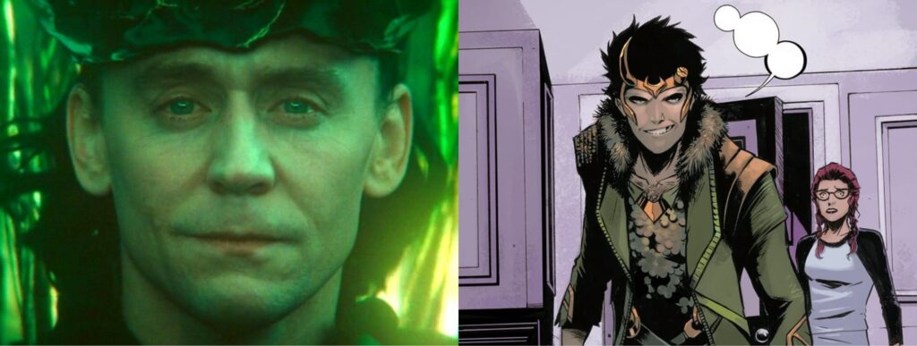 Loki nella serie e nei fumetti 
