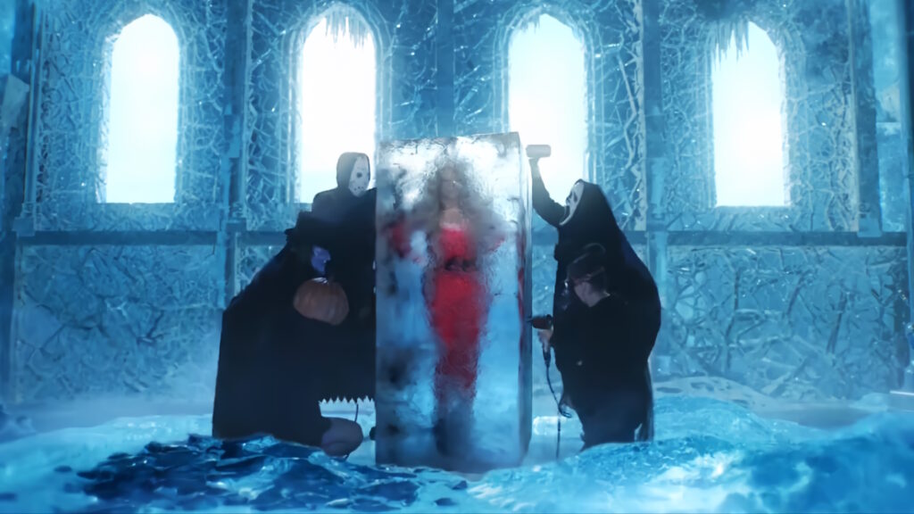 Mariah Carey congelata in attesa del Natale