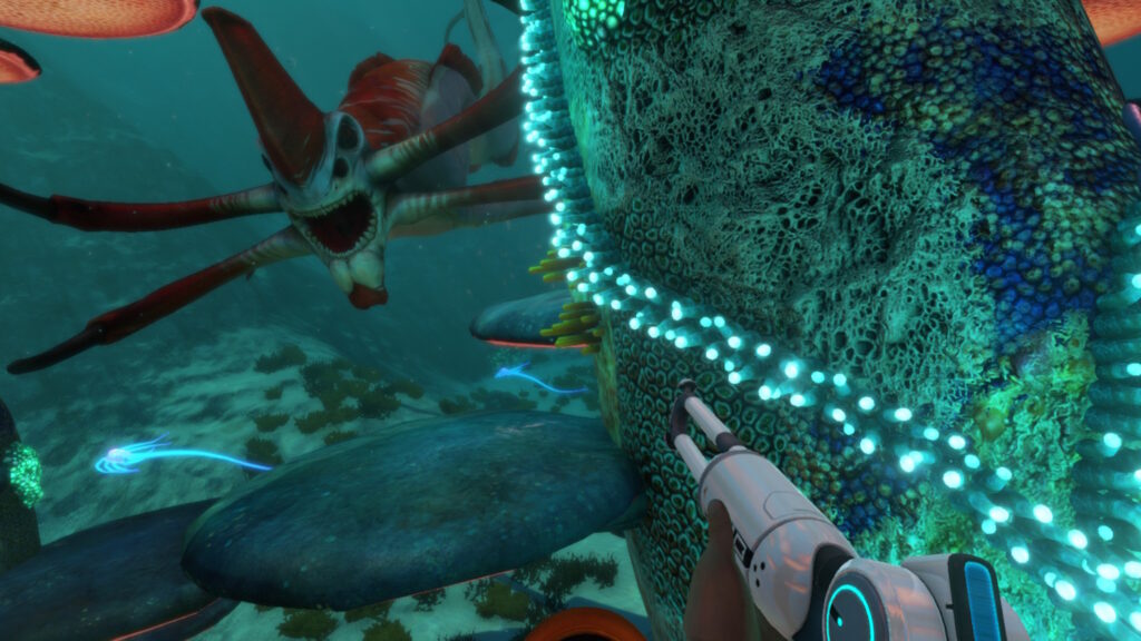 Subnautica Incontro con un Leviatano