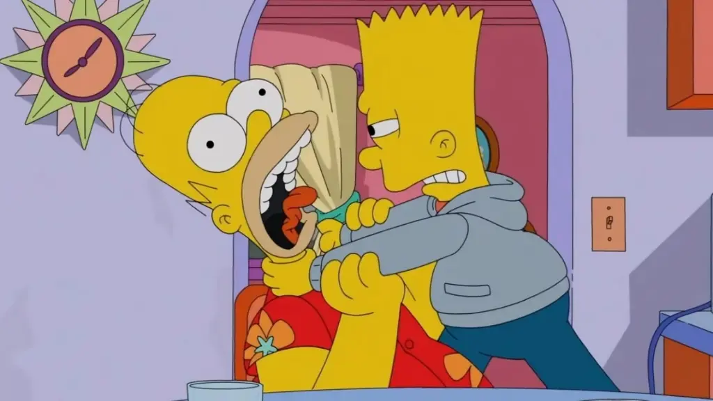 I Simpson: nella nuova puntata Bart strangola Homer, dopo il dibattito sui "tempi che cambiano"