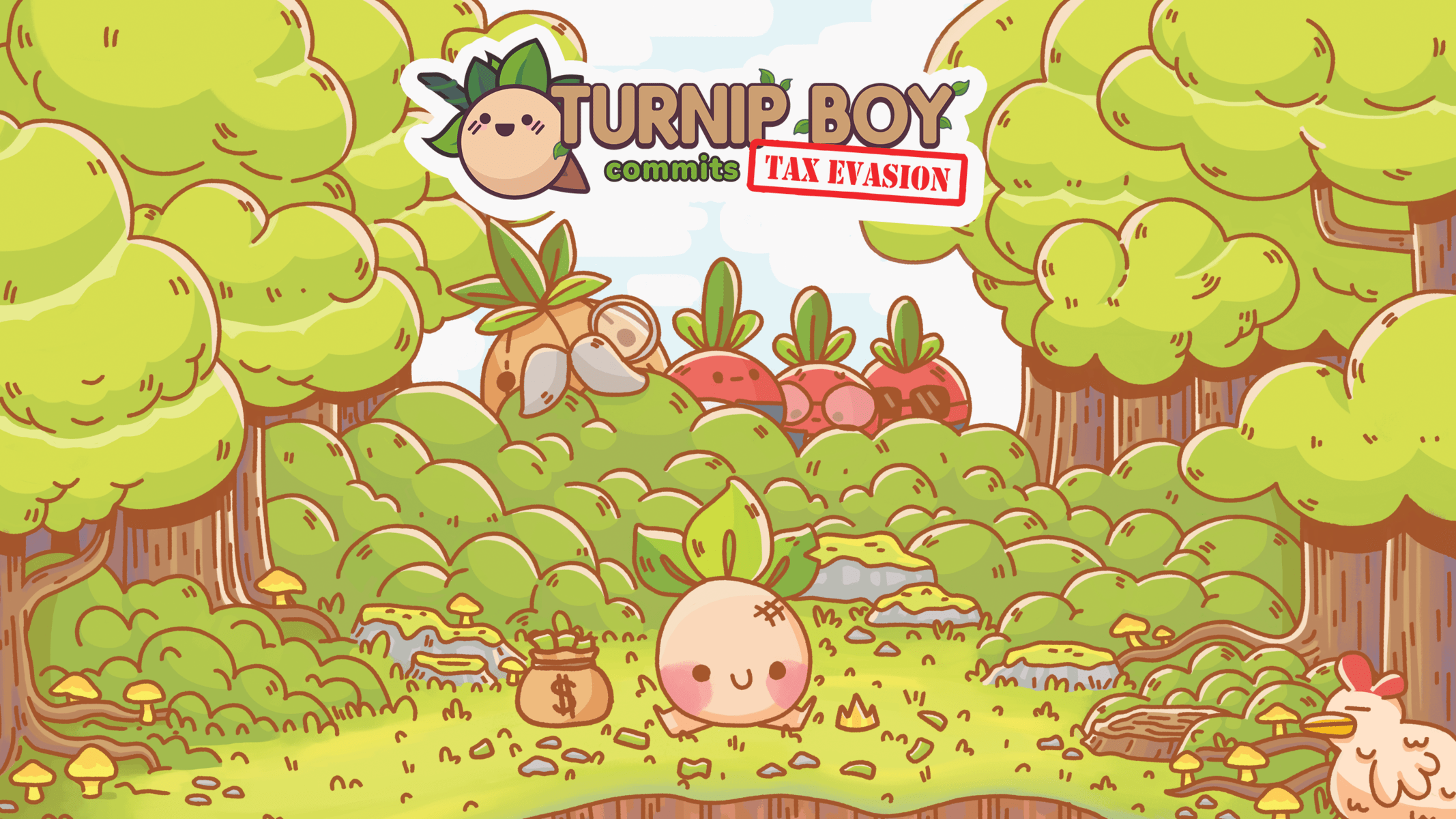 Turnip Boy commits tax evasion cover