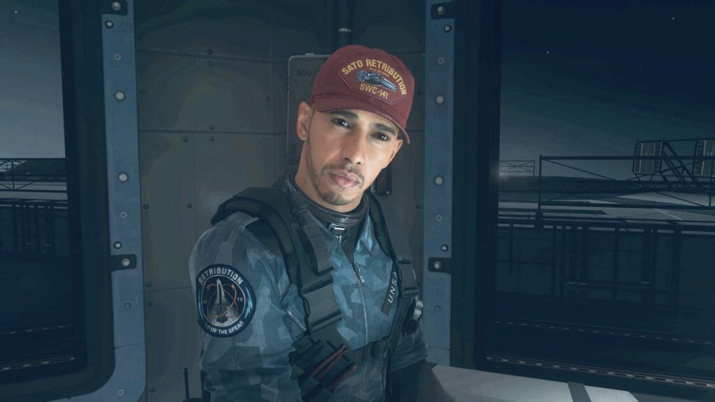 Lewis Hamilton in Call of Duty