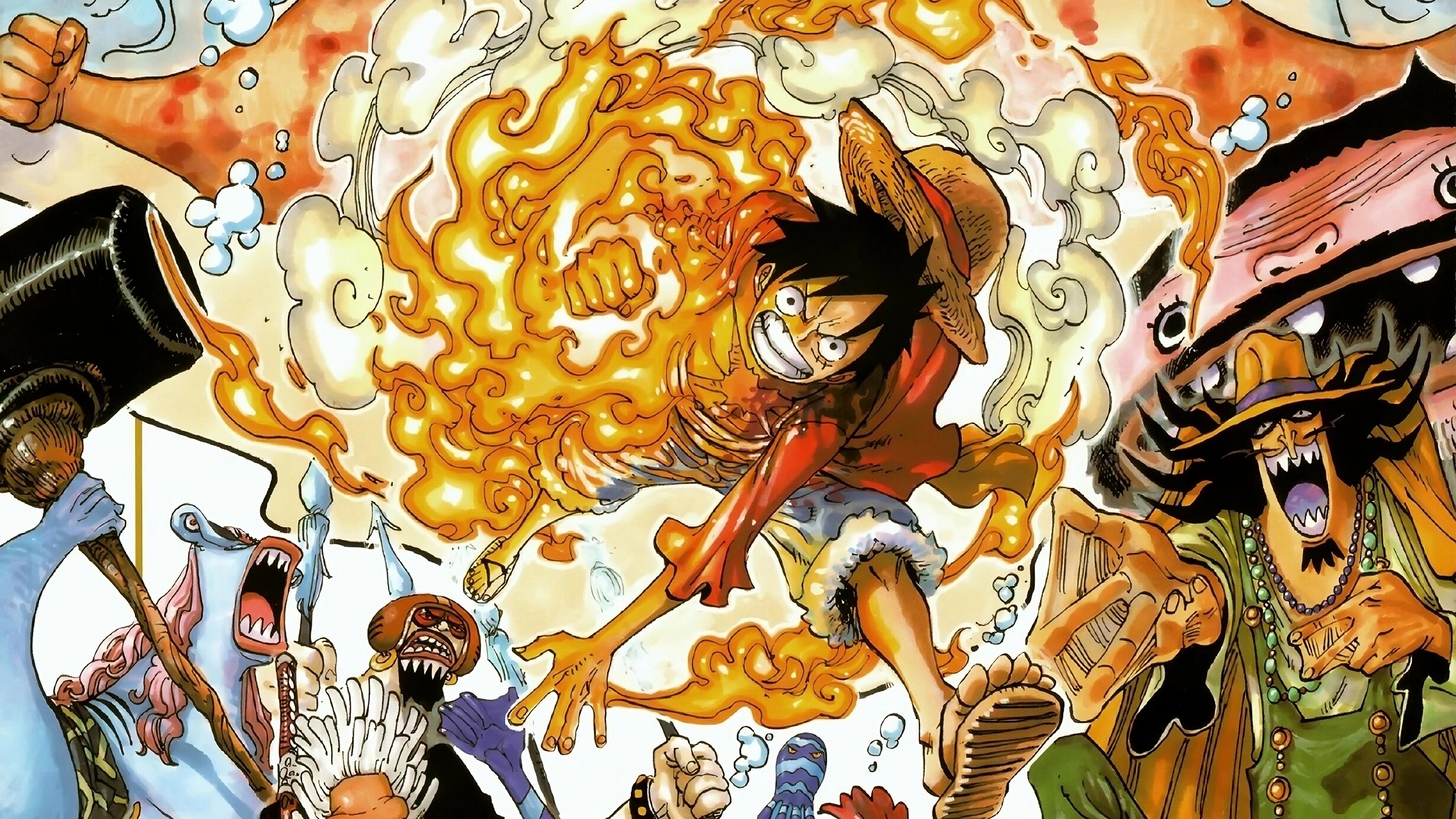 One Piece: la Saga degli Uomini - Pesce torna in un' illustrazione dedicata ai Blu-Ray dell'anime