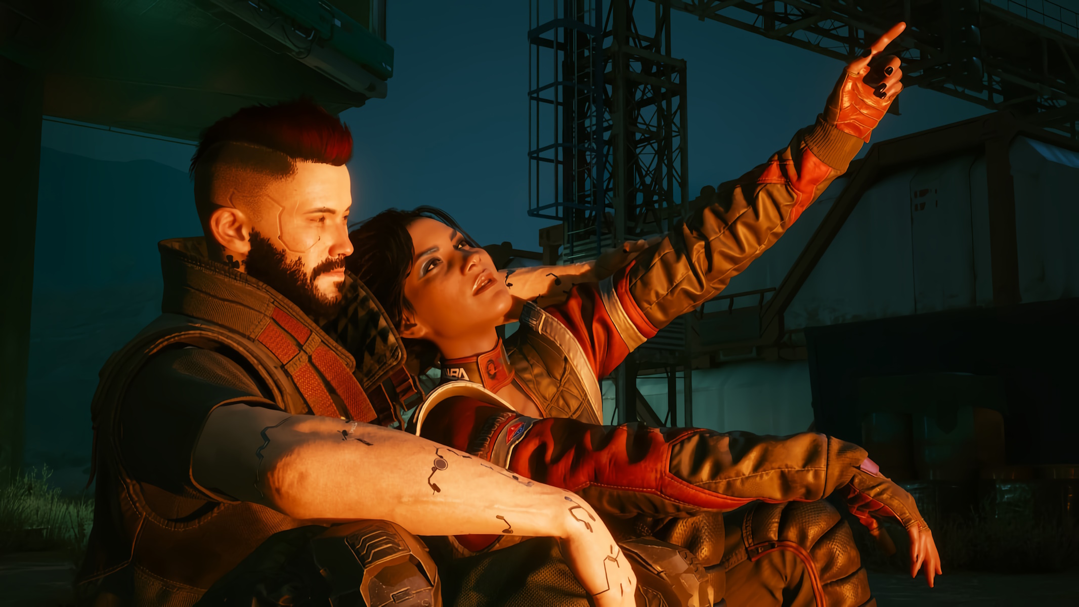 Cyberpunk 2'77 relazione con Panam