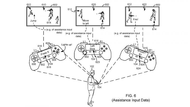 PS5 DualSense brevetto con IA