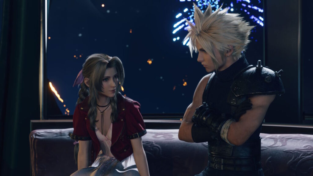 Final Fantasy 7 Rebirth Cloud e Aerith