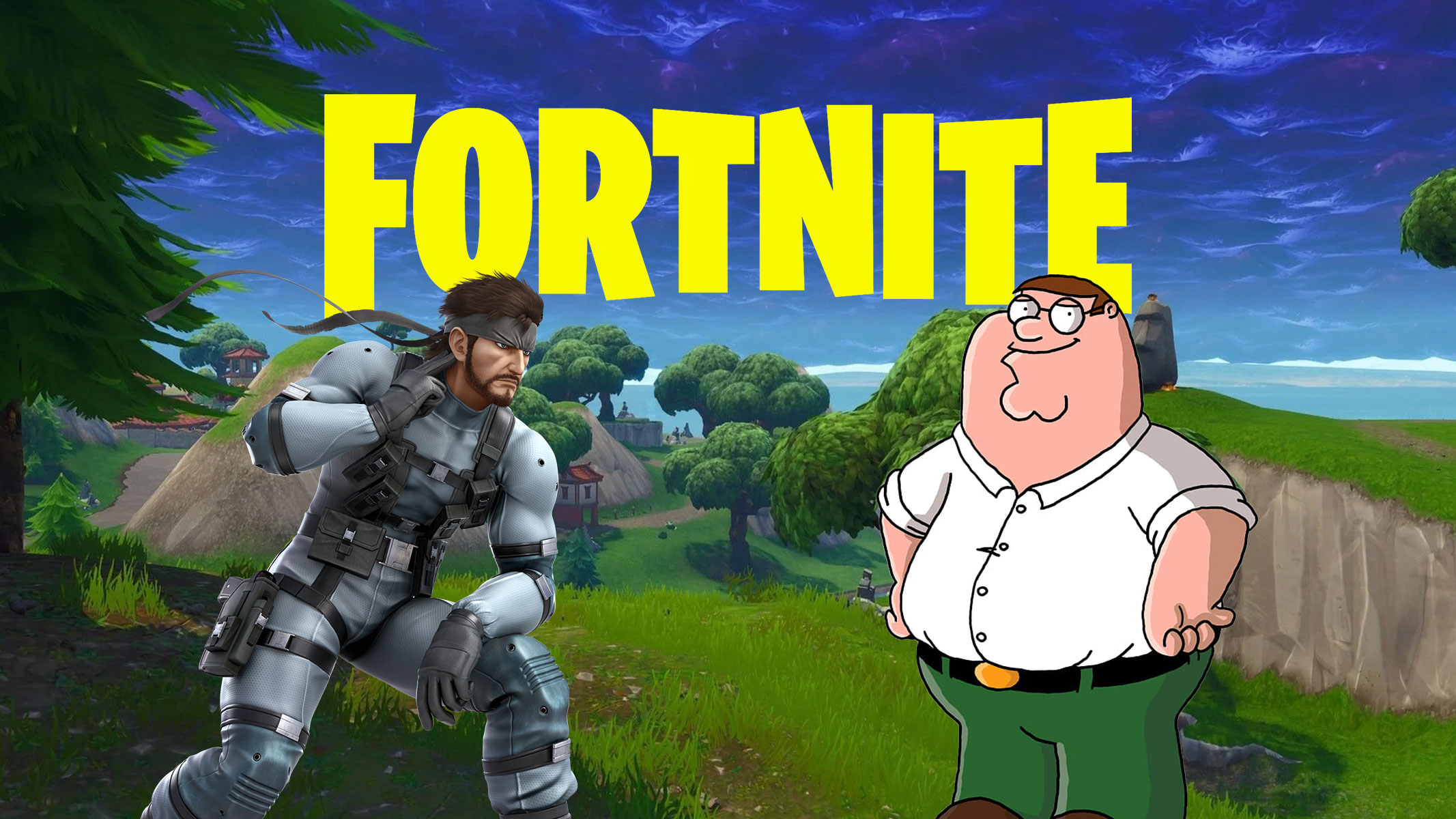 Fortnite skin di Solid Snake e Peter Griffin