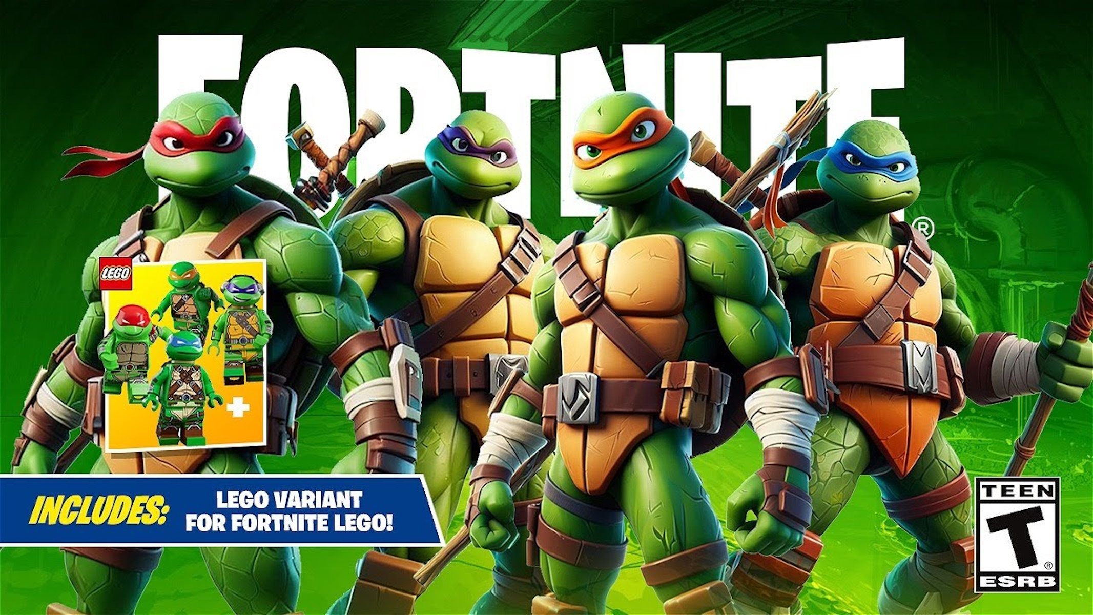 Fortnite collaborazione con le TMNT Tartarughe Ninja