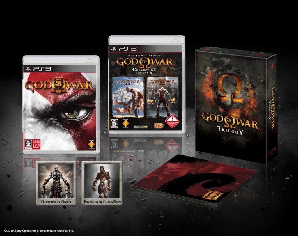 Collection ufficiale della trilogia di God of War per PS3