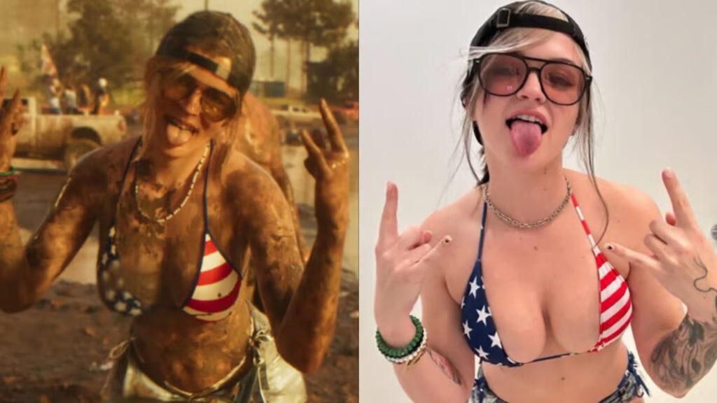 PeachJars cosplay della ragazza infangata di GTA 6