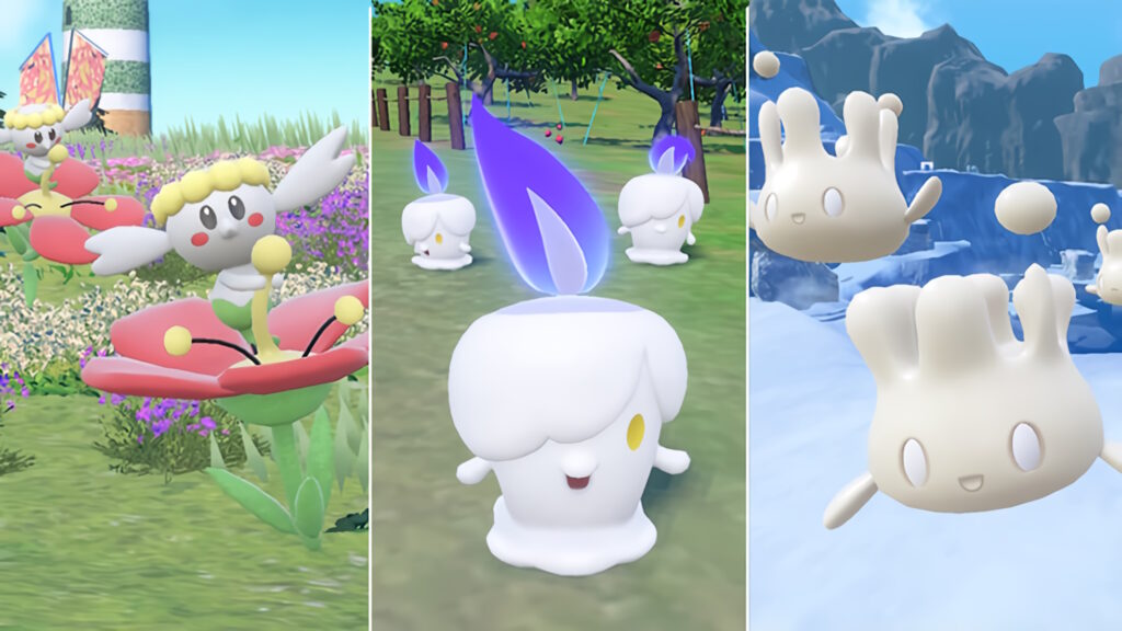 Pokémon Scarlatto e Violetto Comparse Massicce di Flabébé, Litwick e Milcery