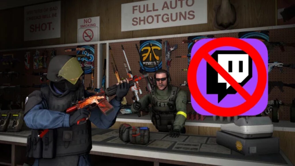 Ban delle gambling streams di CSGO su Twitch