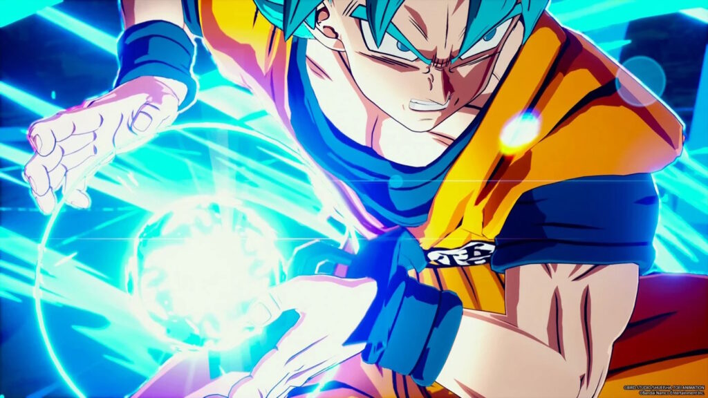 Dragon Ball Sparking! Zero Carica dell'Onda energetica di Goku Super Saiyan Blue