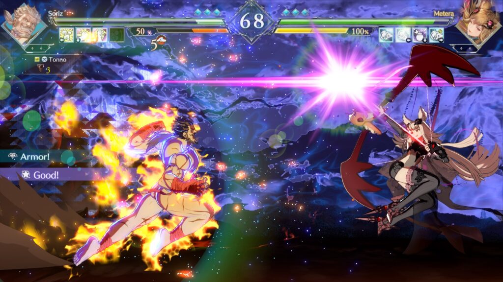 Granblue Fantasy Versus Rising Soris contro Metera