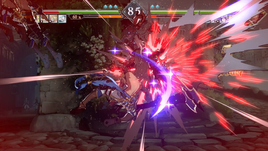 Granblue Fantasy Versus Rising counter antiaereo con attacco pesante