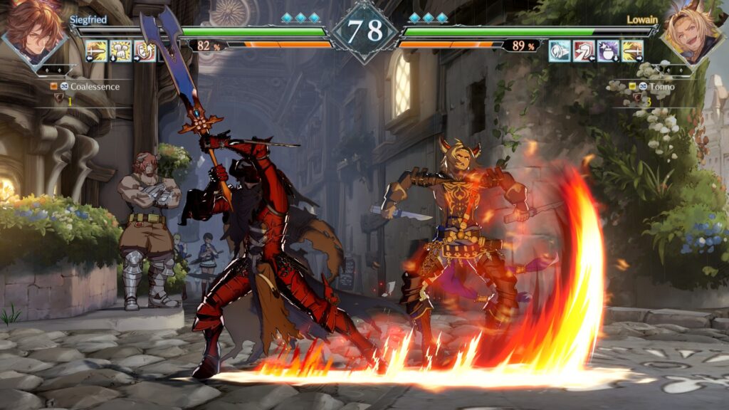 Granblue Fantasy Versus Rising Spot Dodge per schivare le fireball