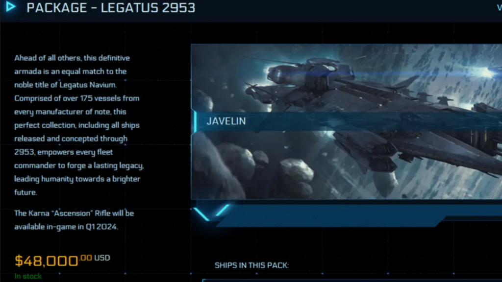 Star Citizen Legatus Pack